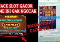 Cheat Mesin Slot Online Gini Pembahasannya !